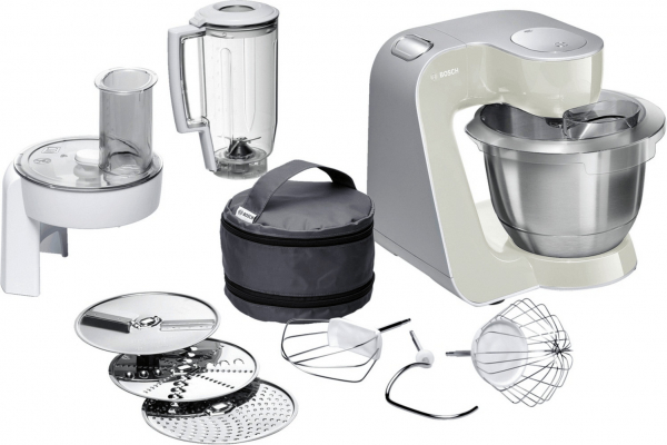Bosch MUM 58 L 20 Küchenmaschine Grau-Silber Bosch MUM 58 L 20 Küchenmaschine Grau-Silber